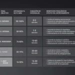 tabla de zonas de entrenamiento