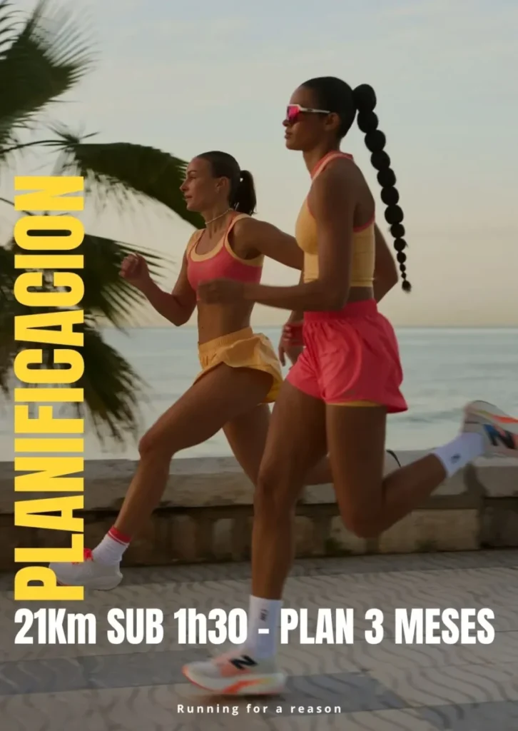 NUEVO - PLANIFICACIÓN - 21km SUB 1h30min - PLAN 3 MESES