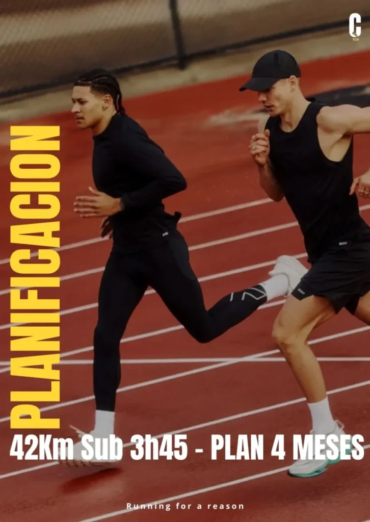NUEVO - PLANIFICACIÓN - 42km Sub 3h45 - PLAN 4 MESES