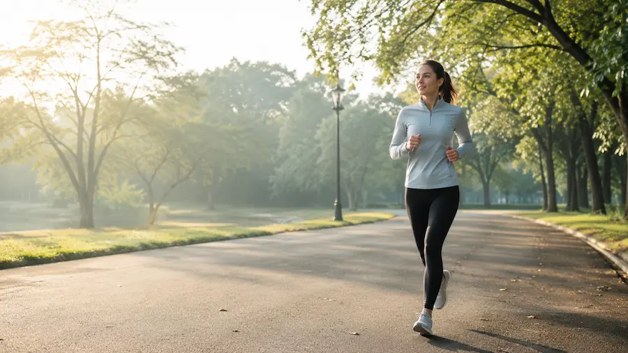 chica empezando a correr